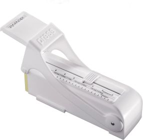 KitchenArt Buttermate Butter Cutter Slicer, Measuring Dispenser and Keeper, White
